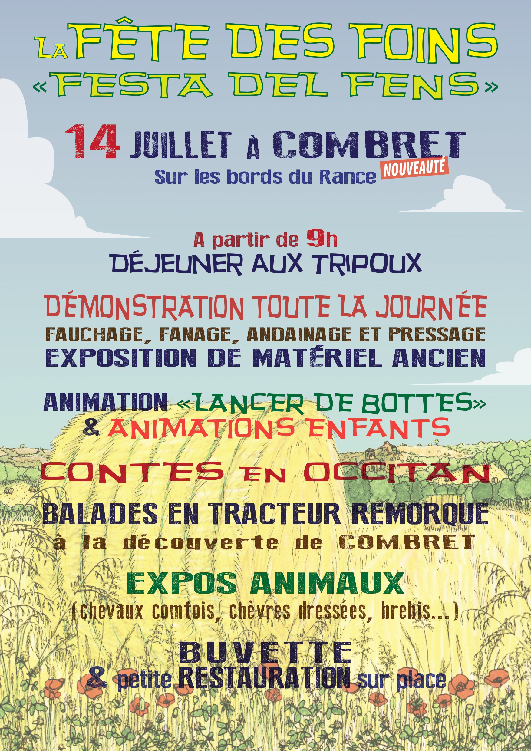 Lire la suite à propos de l’article fête des foins / fèsta dels fens le 14 Juillet !